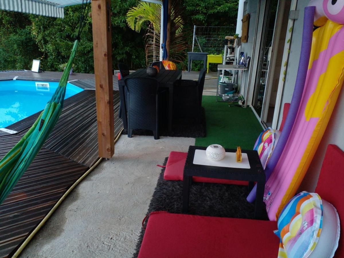 Chambre Chez L'Habitant Avec Piscine Privative Et Vue Panoramique Sur La Mer Des Caraibes Desmarinieres Eksteriør bilde