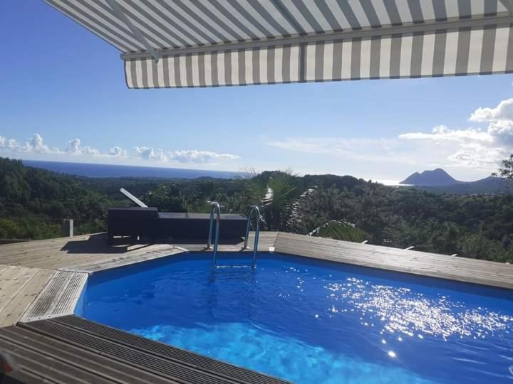 Chambre Chez L'Habitant Avec Piscine Privative Et Vue Panoramique Sur La Mer Des Caraibes Desmarinieres Eksteriør bilde